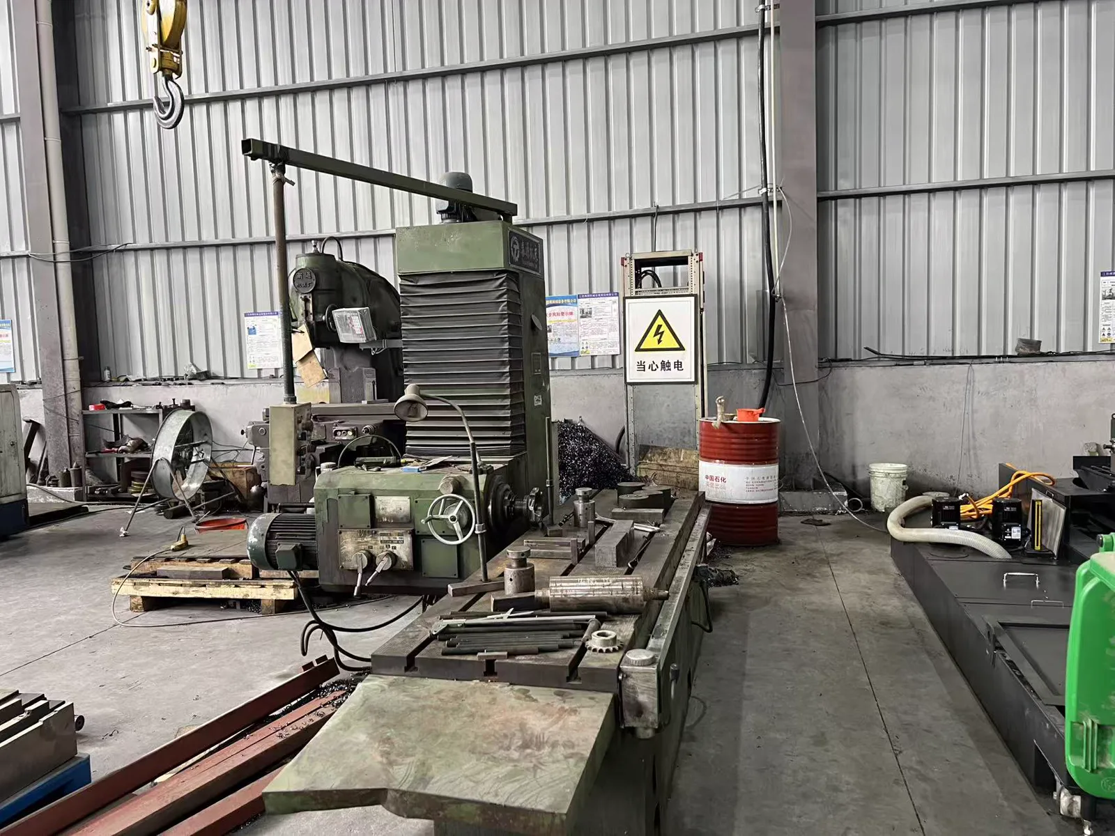 Workshop machining in the Rising Kirin workshop