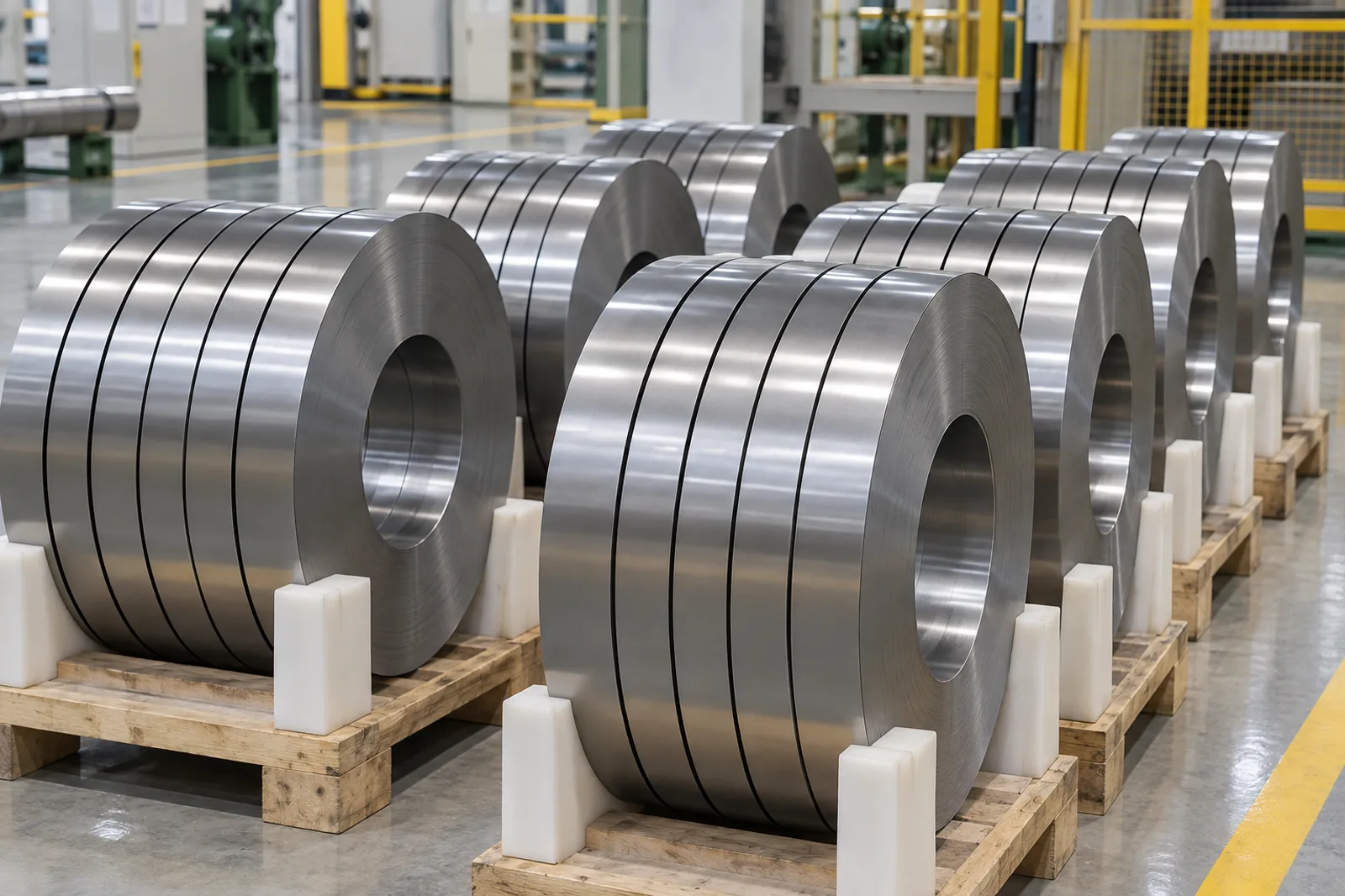 Narrow slit coils of silicon electrical steel with clean edges
